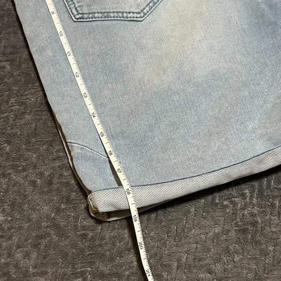 ZARA Jogger Shorts Men's Elastic Waist Denim Shorts Size Medium - Picture 6 of 7